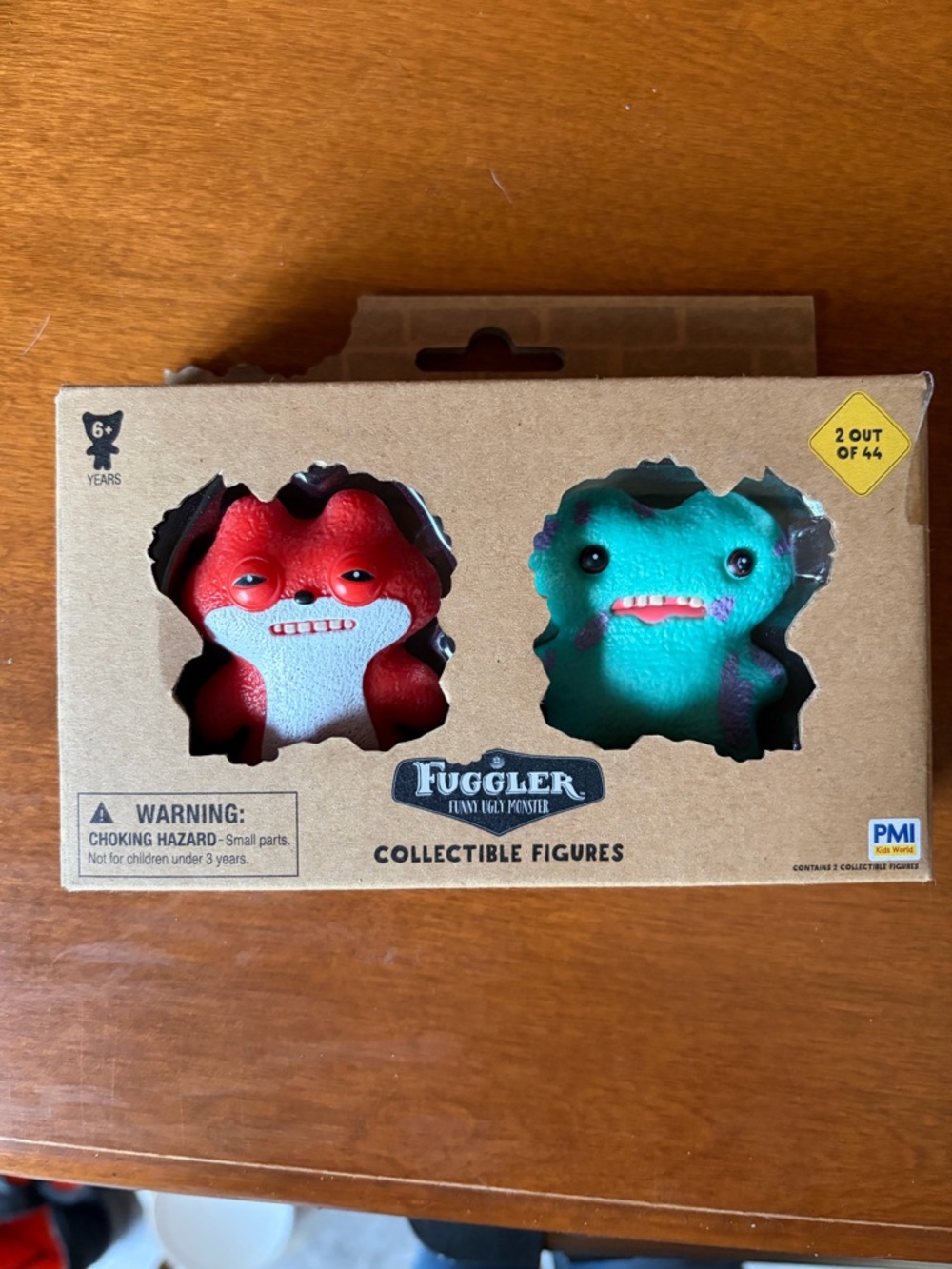 Fuggler Collectible Figures Duo - Red & Teal